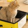 Oxford Cloth Foldable Cat Litter Box Large Capacity Rectangular Portable Pet Toilet Waterproof With Zipped Lid Dog Potty
