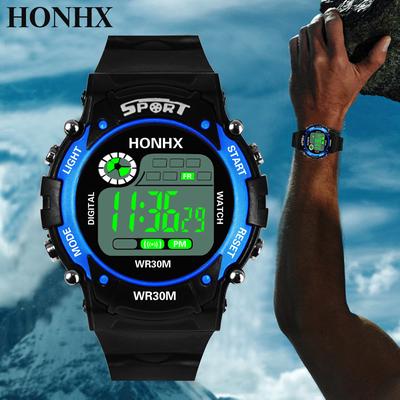 Fashion Mens Digital LED Analog Quartz Alarm Date Sports Wrist Watch
