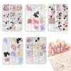 Colorful Nail Accessories Resin Nail Rhinestones for Manicure DIY Crafts Jewelry Bows Butterfly Heart Nail Art Charms