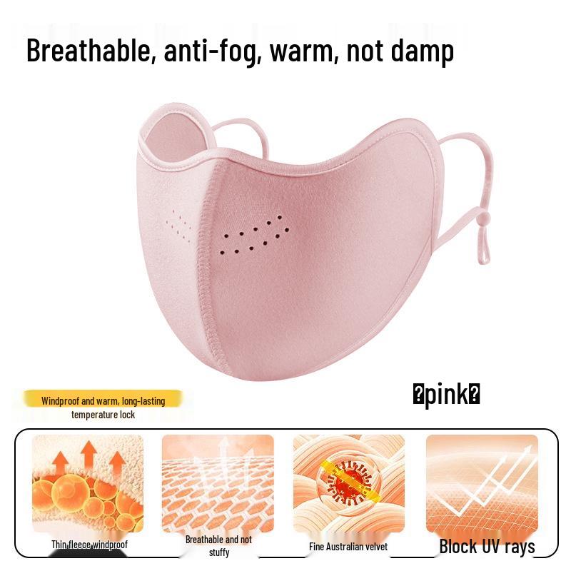 Warm Velvet-Enhanced Windproof Face Mask for Women & Men – Ideal for Cycling & Driving In Autumn and Winter