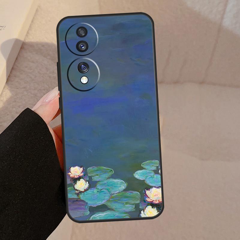 Claude Monet Cool Case For Honor Magic 5 Lite Pro 50 70 90 8X 9X X6 X7 X8 X9 Honor X6a X7a X8a X9a X9b Cover