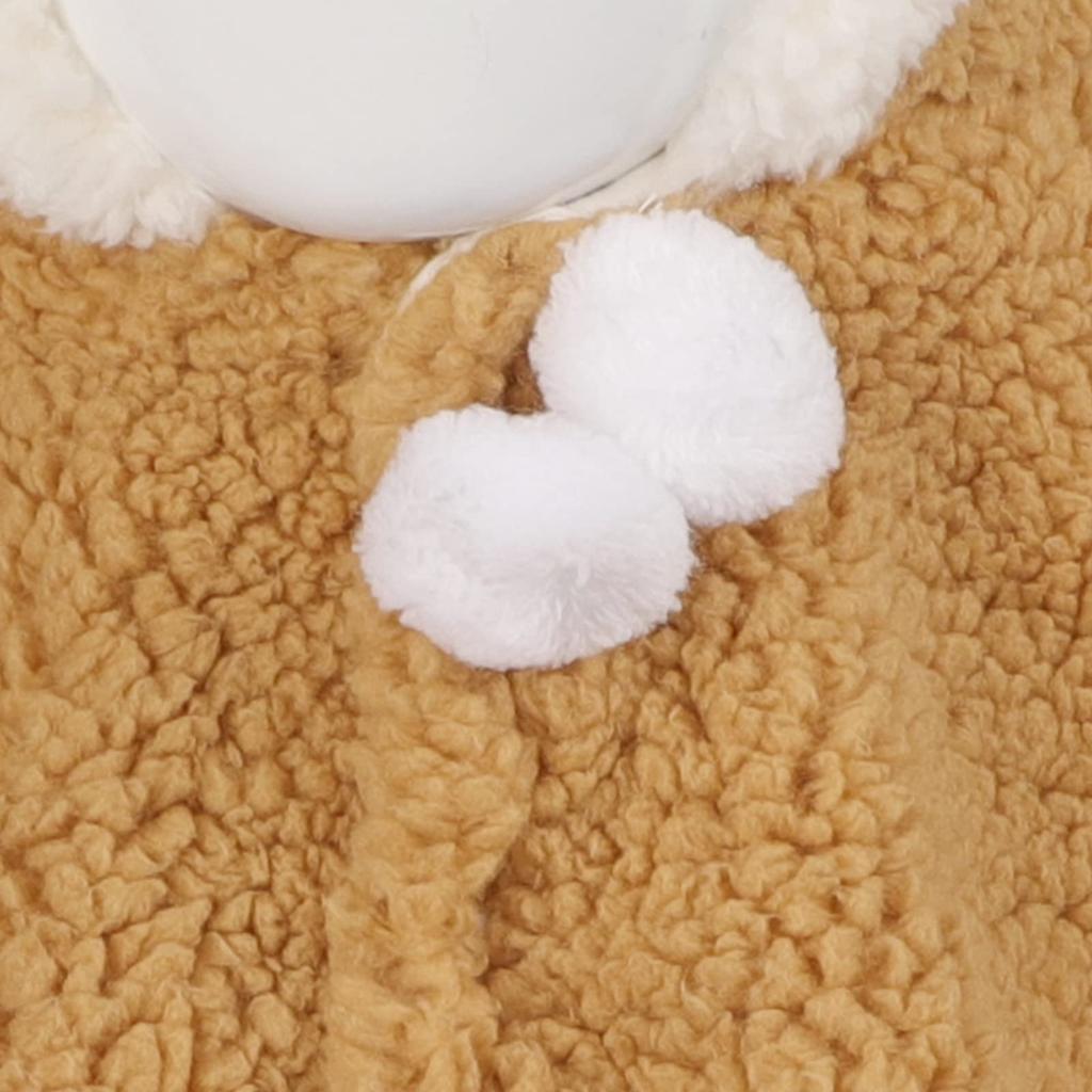 Baby Hooded Cold Weather Cloak for Boys and Soft To the Warm Baby Bathtime New Baby Shower Khaki [XGOPTS] Coat, Cute, Fall/Winter, Fluffy, Warm,