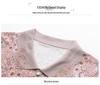 Women's Summer Knitwear: Seven-Sleeve Mulberry Silk T-Shirt for Middle-Aged and Elderly - Perfect for Mom's Spring and Summer Wardrobe