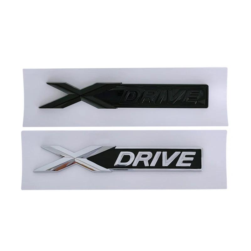 3D ABS Car Rear Trunk Emblem Badge Nameplate Xdrive Sticker For BMW Xdrive Logo 328i 320d 320i 530d 525d E60 F10 G20 Accessories Yk2