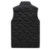 Men'S Jacket, Cotton-Padded Vest, Casual Slim-Fit, Thin Large-Size Stand-Up Collar Thermal Vest