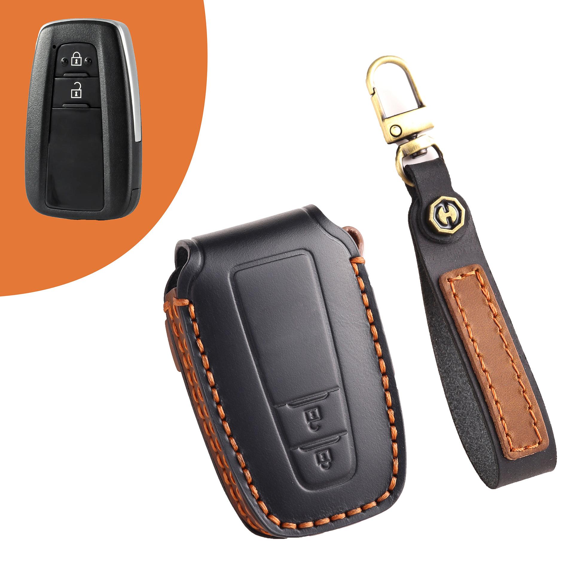 

Applicable Toyota Corolla Leiling Camry Key Set Asian Dragon Rav4 Roewe Highlander Leather Buckle