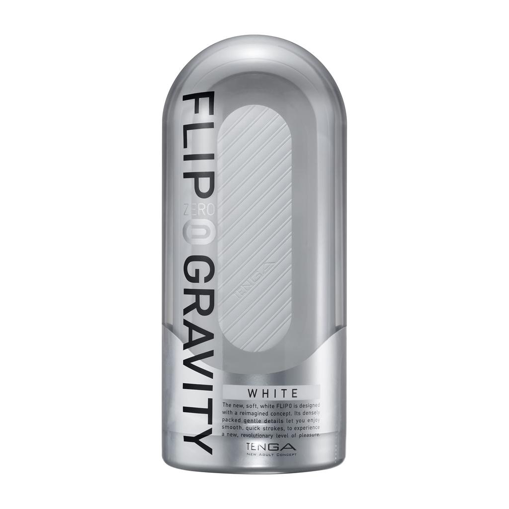 TENGA Flip Zero Gravity White Reusable Mini Lotion Included
