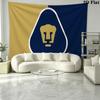 UNAM Pumas Wall Tapestry Aesthetic Wall Hanging Printed Fabric Blanket Decorative Tapestries for Bedroom Living Room Home Decor