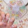1Set Exquisite Mixed Bowknot Flower  3D Nail Art Decorations Resin Charms Kawaii Diy Manicure Decoration Accessories