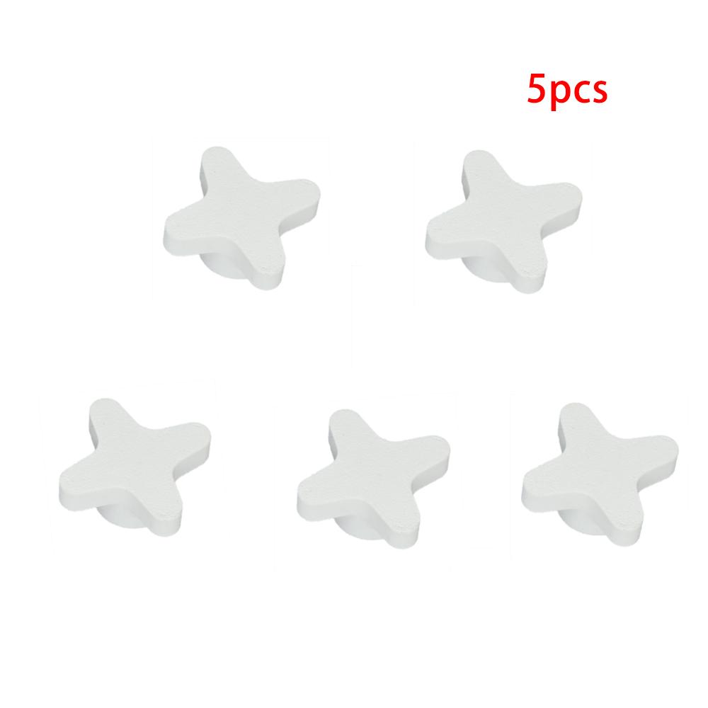 

5PCS white Glass Glue Caps - Durable Plastic Sealing Caps for Standard Glue Bottles, Portable Decoration Tools
