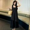 French Polka Dot Mesh Splicing Suspender Dress Women's Summer 2026 New High-end Temperament Thin Dress