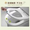 Silicone Toilet Lid Lifter Handle Tool - Adjustable Clip Washable Multi-Color Home Bathroom Hygiene