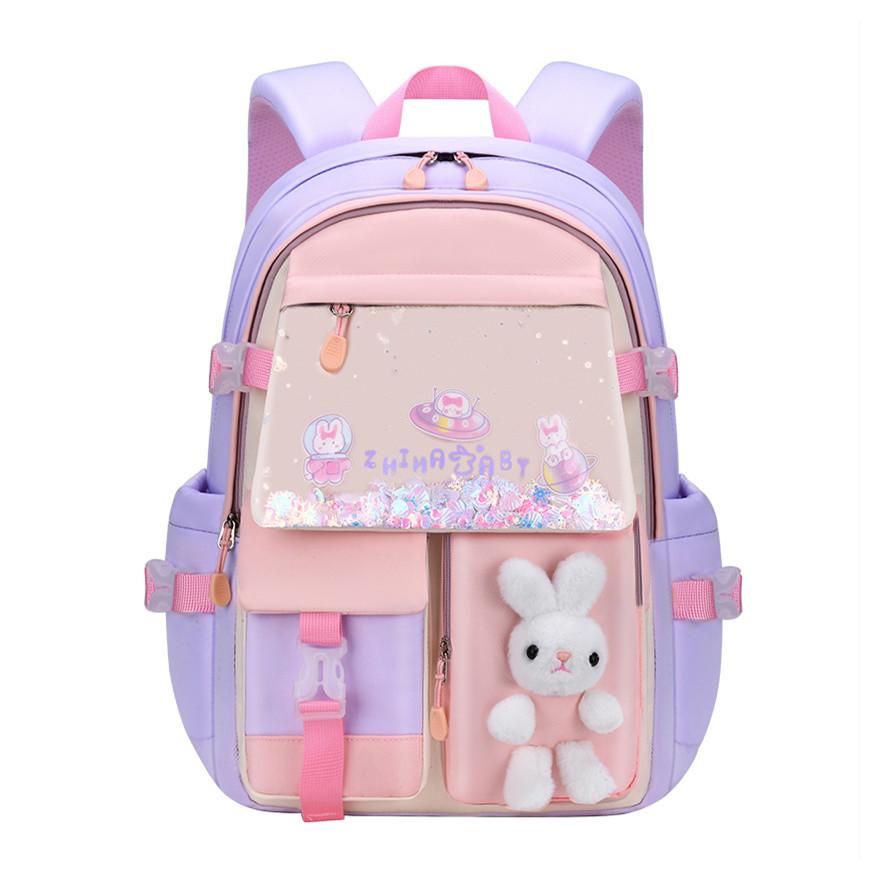 Cute School Backpack Girls Schoolbag Waterproof Book Bag Student Backpack with Many Pockets Elementary School Bags for Children