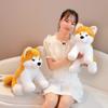 35/45cm Cute Akita Dog Plush Toy Stuffed Animal Soft Hug Plushies Fluffy Comfortable Lovely Dog Doll Birthday Gifts Child Girl