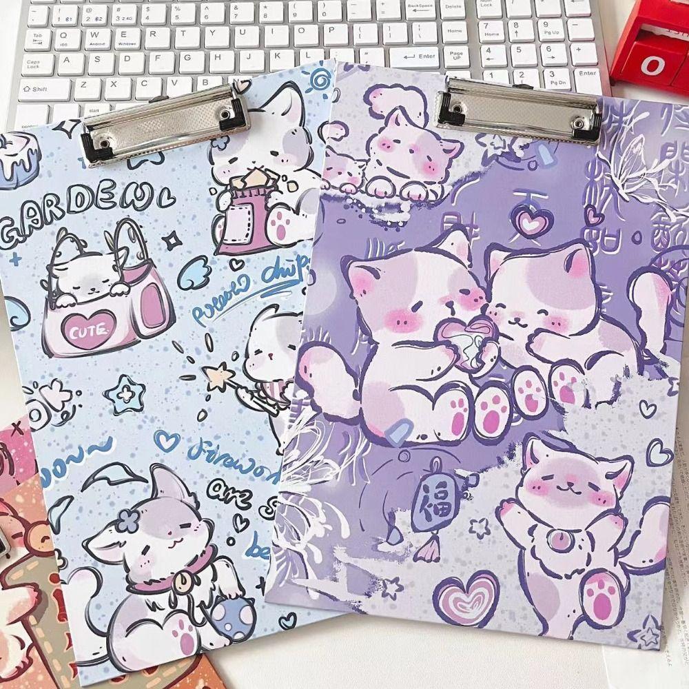 Thicken File Storage Clipboard Durable Document Storage Clip 4 Style A4 Folder Board  Memo Pad