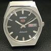 Seiko 5 AUTOMATIC 6309A VINTAGE JAPAN MENS BLACK COLOR DIAL WATCH A701566-5 R206b-a701566