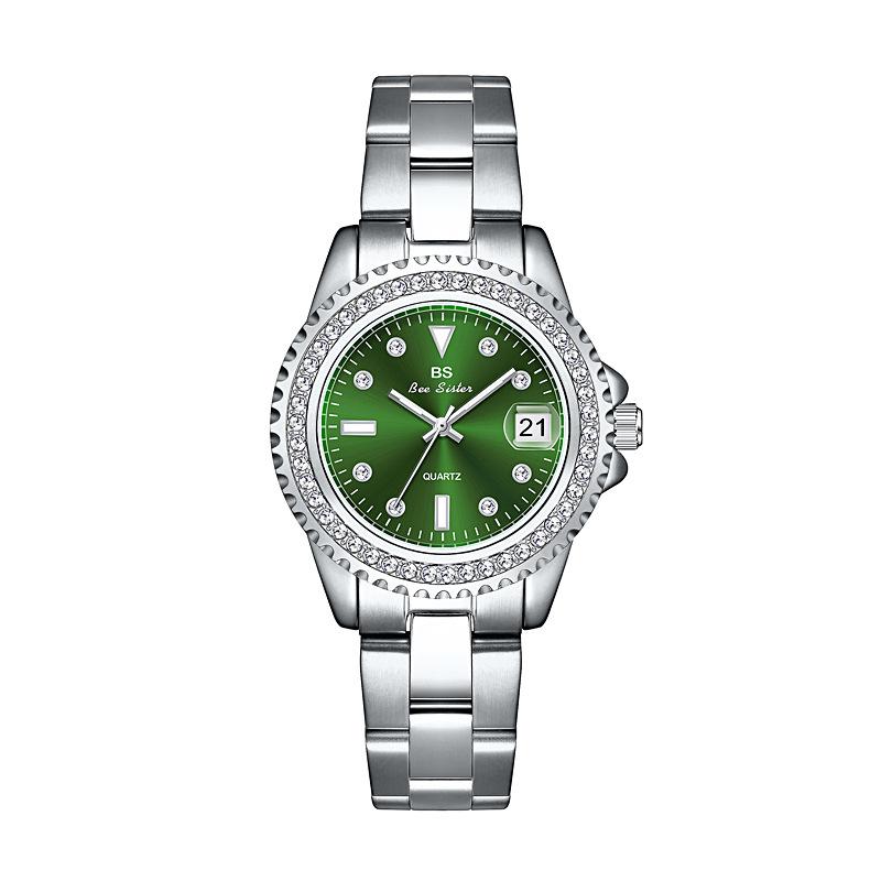 Bs Bee Sister Crystal Watch for Women Famous Luxury Waterproof