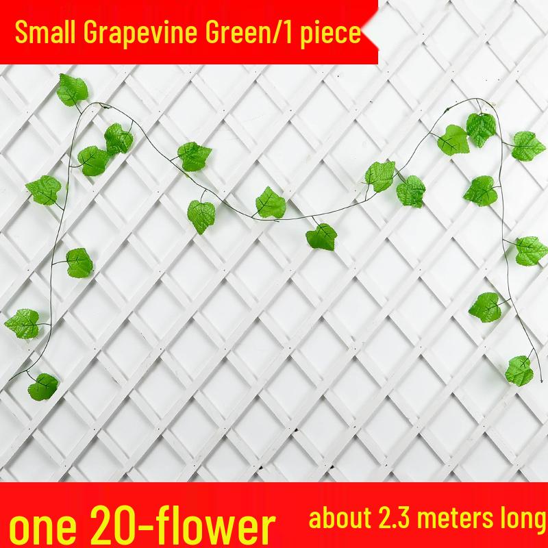 Rattan Vine Decorative Fake Leaves for Ceiling and Pipe Covering