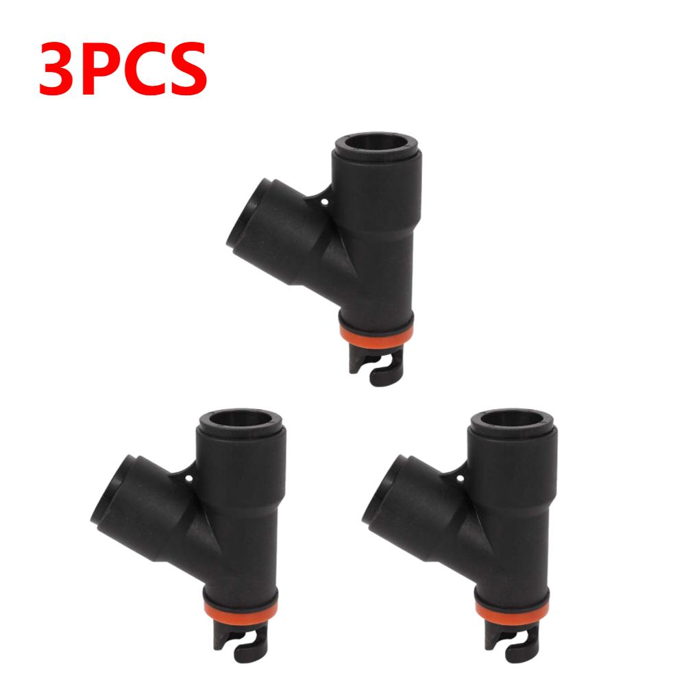 Air Valve Adapter Inflatable Rowing Rubber Boat Paddle Canoe Kayak Air Valve Pump Compressor Converter 2 Head for SUP Board