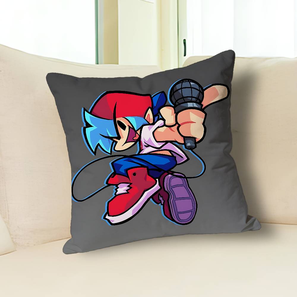 F-Friday N-Night F-Funkin Anime Celebrity Merchandise All-Match Printed Pillow Case Sofa Car Office Room Decoration Protector
