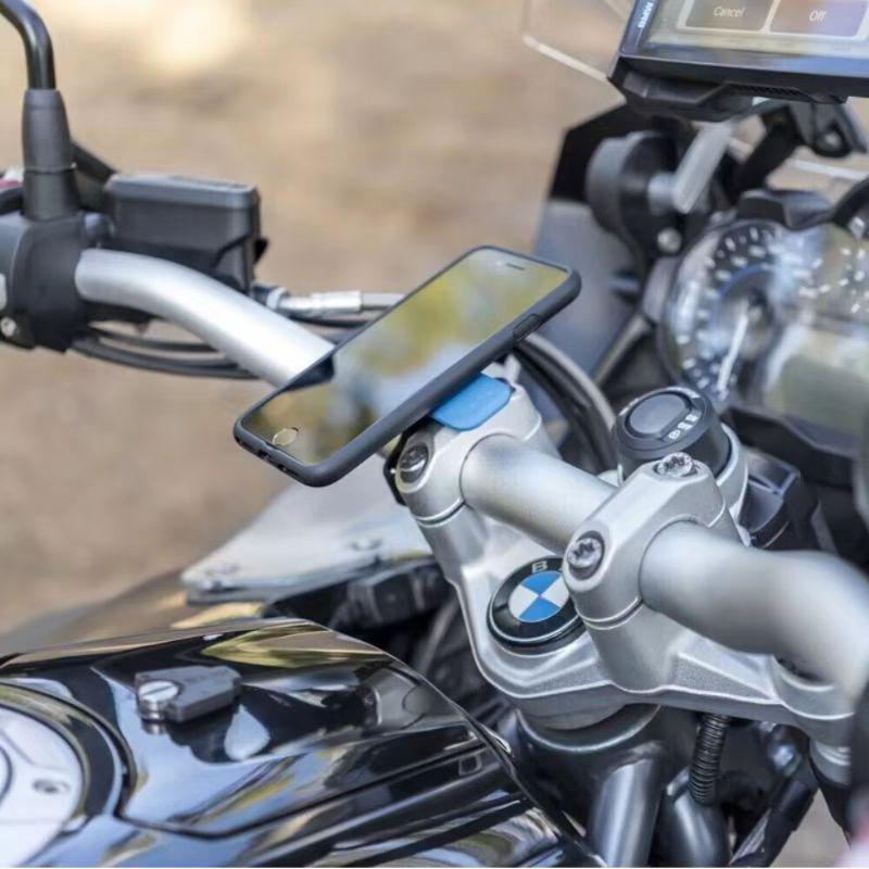 360°-ban forgatható telefontartó kerékpárokhoz és motorkerékpárokhoz - Levehető, ütéselnyelő navigációs tartó