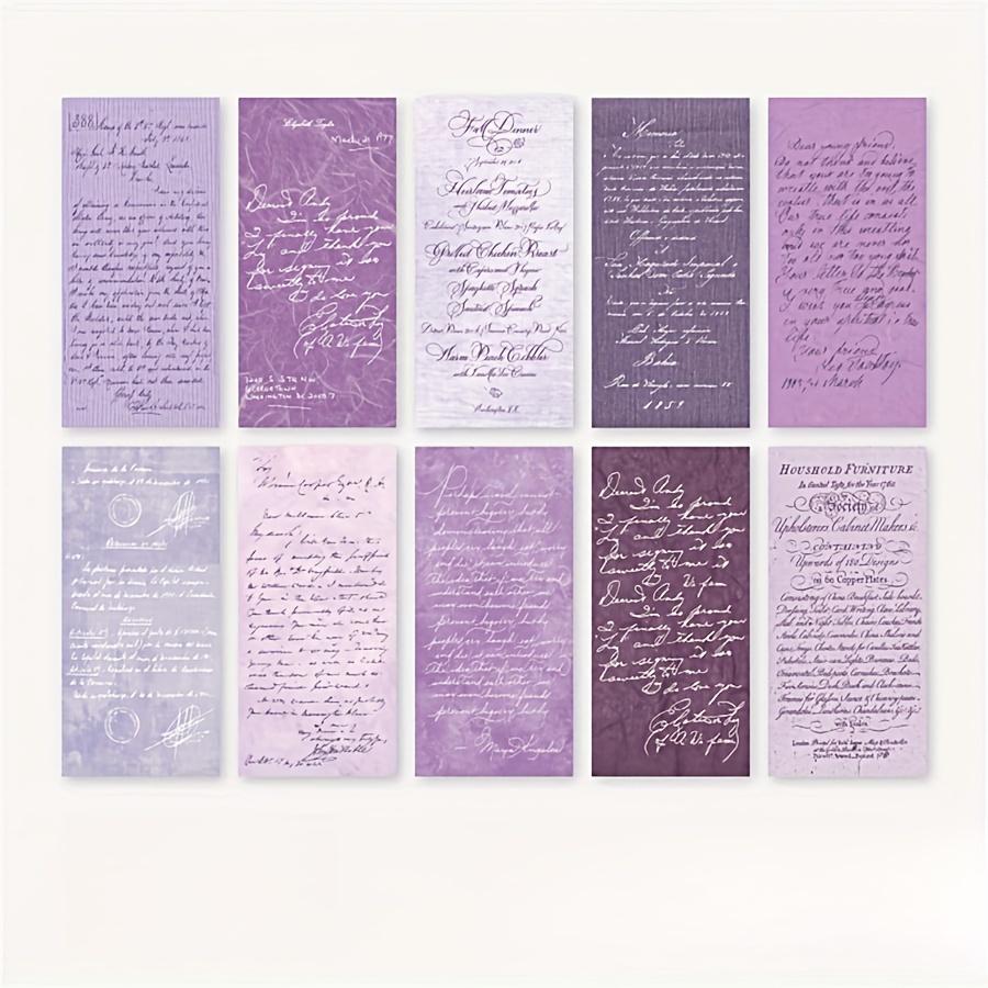 

30pcs Gentle White Series Craft Paper, British Style Script & Numeric Symbols, Hand-Tearable for DIY Scrapbooking and Journaling, Scrapbooking Paper