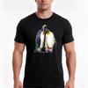 Penguin Couple Tshirt Summer Casual Cotton Tee Oversized Streetwear Tops Vintage Graphic Print Loose Fit Short Sleeve