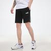 Puma Sports Training Drawstring Logo Print Knit Shorts Men Bottoms Black 588824-01