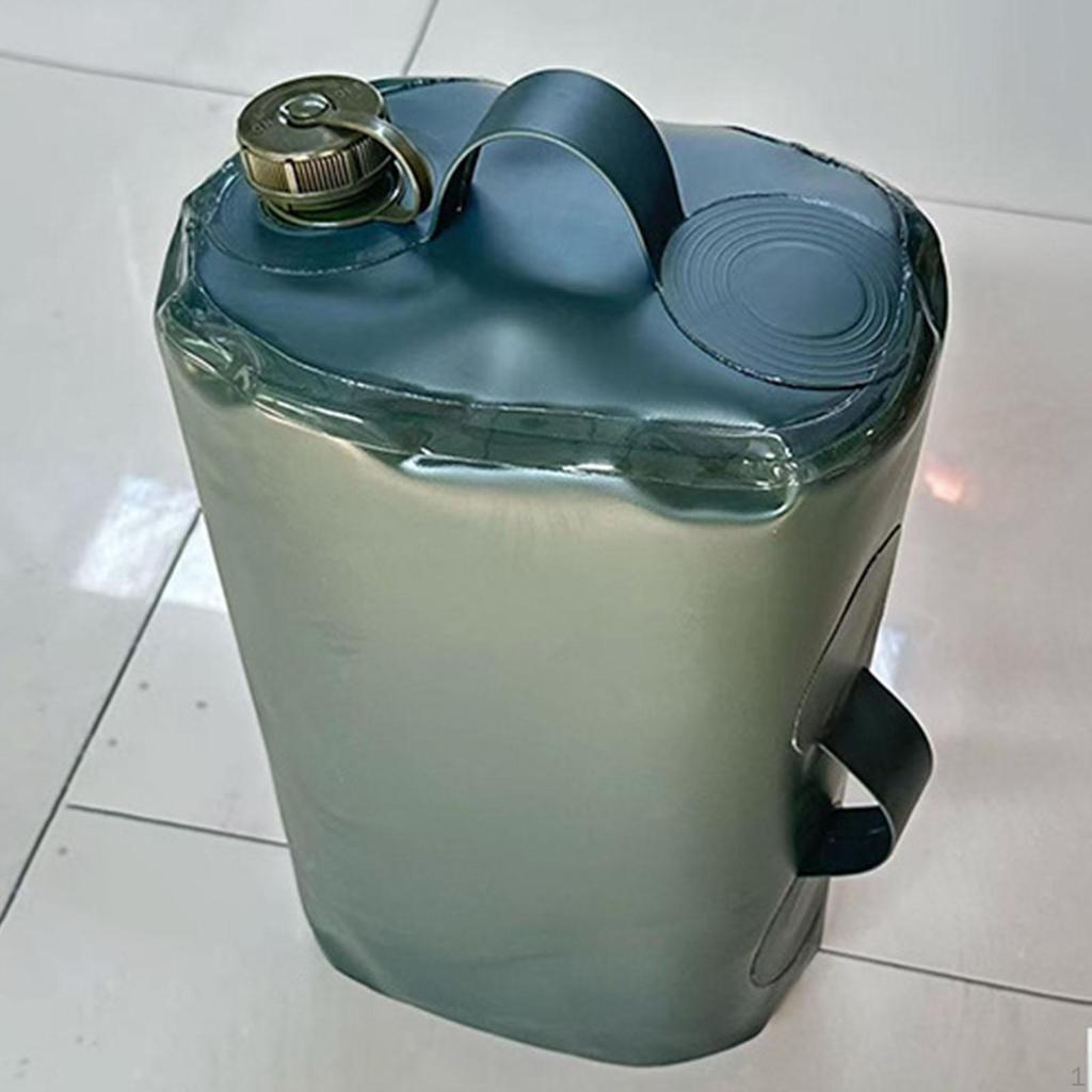 Mjuk Oljepåse Blåsa Kan Bränsletank Vridlock Vikbar Förtjockad TPU med Slang Förvaringsburkar