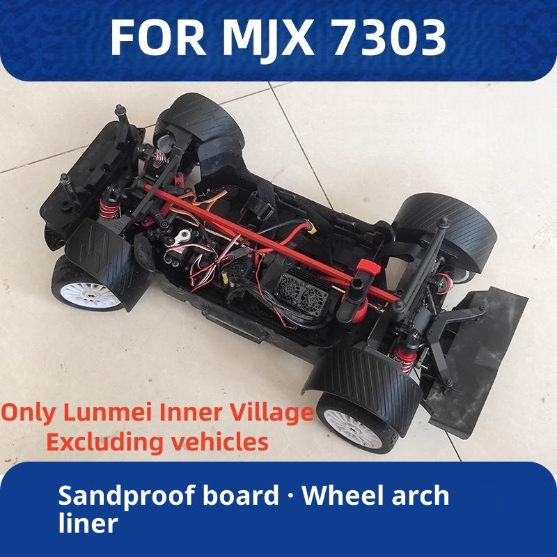 1 Set Fender Lining For Mjx 7303 Hyper Go 1/7 Rc Car C3 Rc Car Off-Road Truck Upgrade Simulation Front Rear Fenders