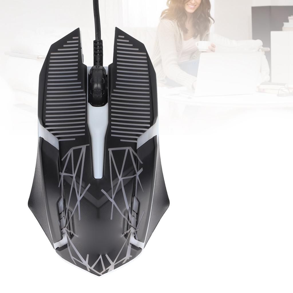 Wired Mouse USB Port Gaming   Business Luminous Optical Computer Accessories