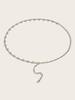Rhinestone Waist Chain Metal Accessories Belt With Skirt Dress Waist Chain Decoration Thin Belt Tide
