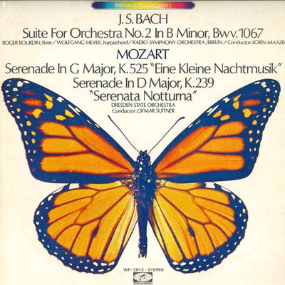LP Record LORIN MAAZEL, RADIO SYMPHONY ORCHES - Bach: Orchestral Suite No. 2 / Moza WF2012 PHILIPS Japan Classical Used