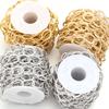 5Yards/Roll 20x16mm Aluminum Chains Metal Twisted Link Chain For Jewelry Making DIY Bracelets Necklace Clothing Bags Accessories