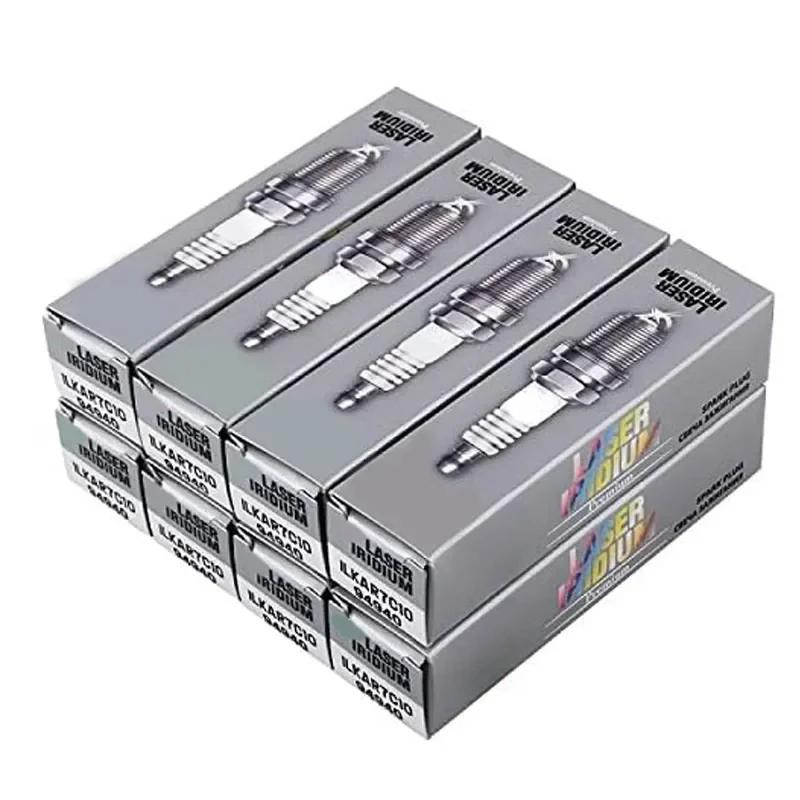 4/6Pcs Original ILKAR7C10 94940 Laser Iridium Platinuim Spark Plug For JAGUAR F-Type XF XJ Range Rover Discover 5.0
