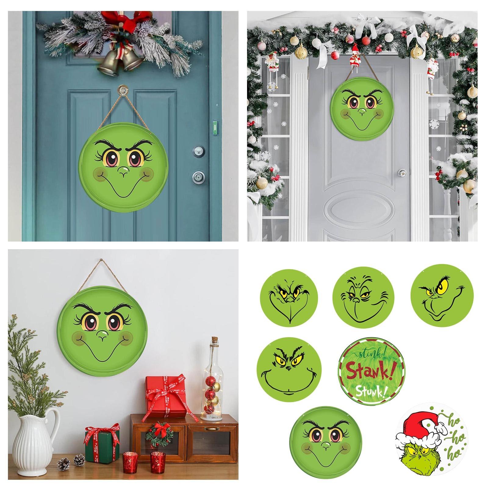 

Хэллоуин Деревянные подвесные украшения Фестивальная атмосфера Украшение Подвеска One Size армия зеленый