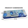 RSINC Magnetic Space Pencil Box for Kids – | Space Adventure Design with Button Operated Features | Magnetic, Durable, and Fun