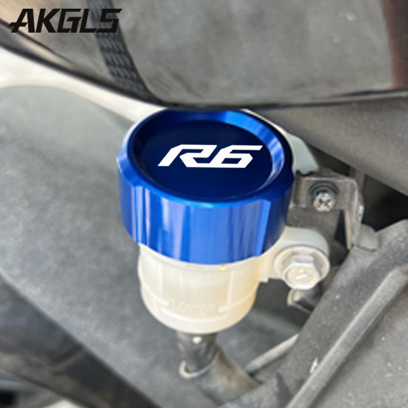 For Yamaha R6 YZF R6 YZFR6 YZF-R6 2010- 2022  Front and Rear Brake Fuel Tank Cap and Filler Cap Protection