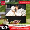 Deli 100-inch 16:9 4K Floor Pull-Up Projector Screen