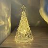1pc Christmas Navidad Decoration LED Light Desktop Ornament Tree Shape 2026