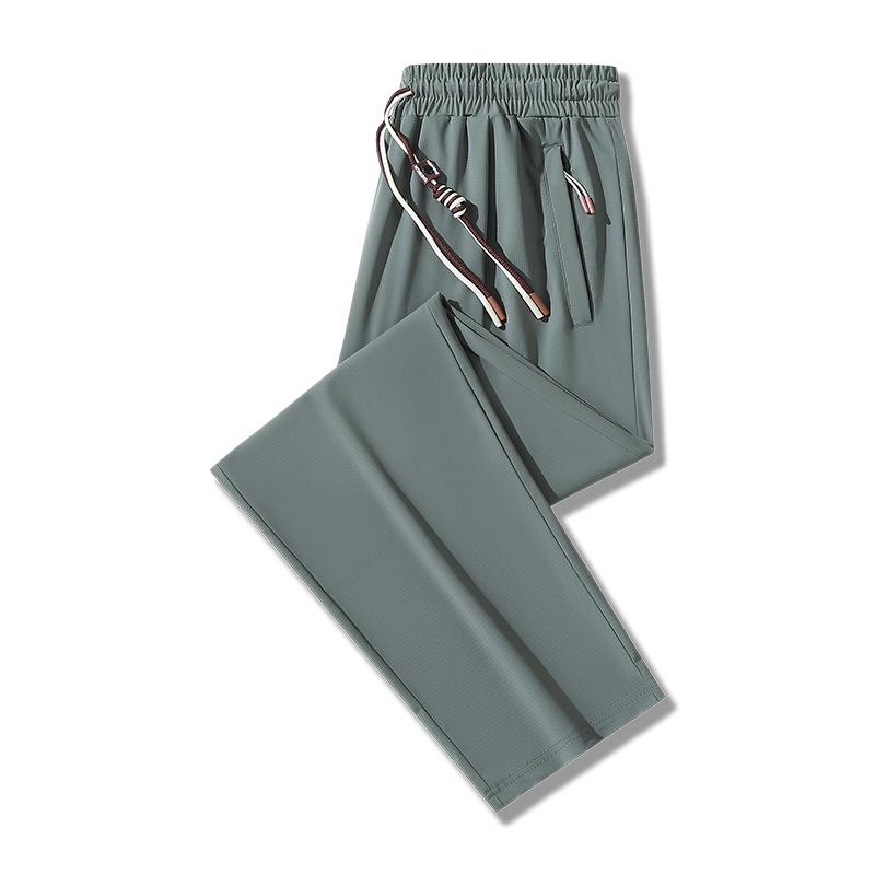 Summer Ice Silk Pants Leisure Pants