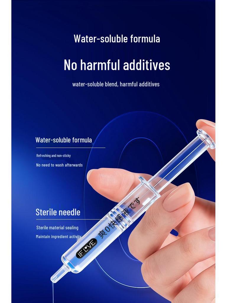 Eis & Feuer Liebe Glattes Vergnügen Kein Abwasch Anales Gleitmittel - 2,5 ml, 5er-Pack