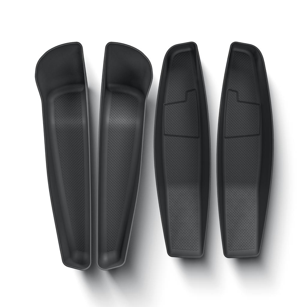For Tesla Model Y Juniper/Launch 2025 Car Side Door Handle Storage Box Accessories Front Rear Door Anti Dirty Organizer Tray