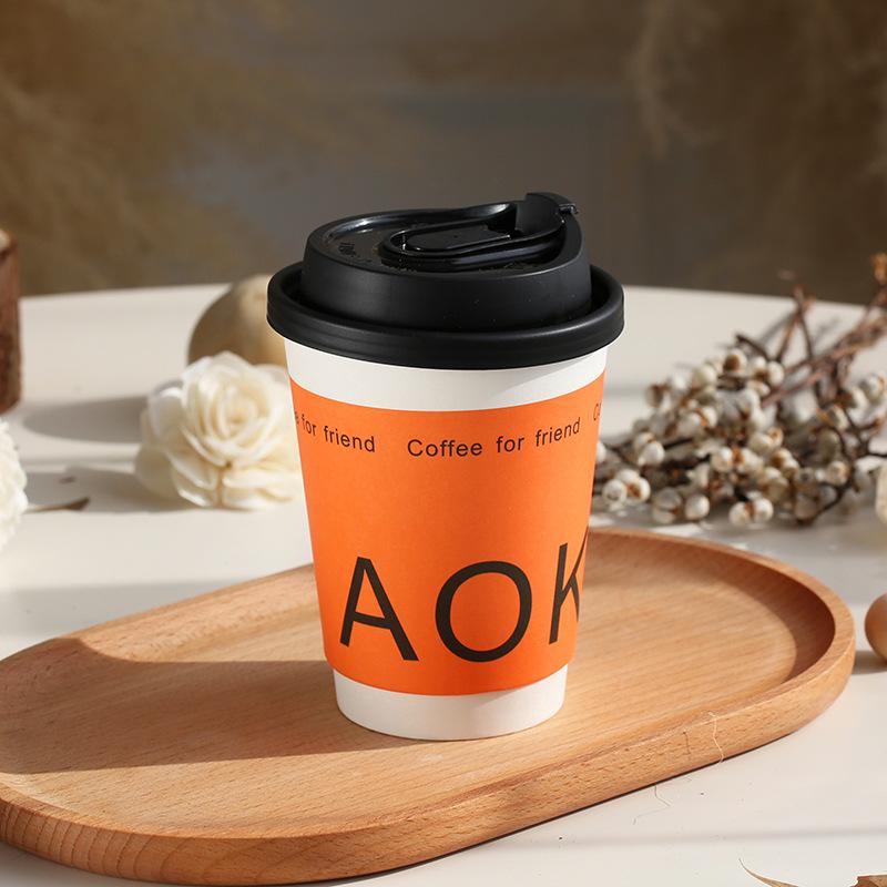 Korean Style Disposable Coffee Milk Tea Paper Cups for Photo Shoots