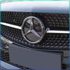 188/210mm Car Front Grille Badge Decal Cover Emblem Stickers Auto Accessories For Mercedes Benz A180 A200 W205 E63 AMG 2014 2015 W166 W246 W242 W176