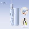Smart Electric Folding Umbrella: One-Button Open/Close, Large, Reinforced, Thickened, Windproof for Men & Women