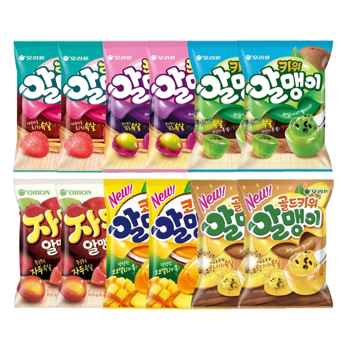 

Orion Фруктове желе з серцевиною – Асорті з 6 смаків (Лічі, Зелений виноград, Ківі, Слива, Манго, Золотий ківі) (27 Опції) #Small 6 Type * 2pcs