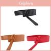 Leather Waist Belt For Women With Knot Decor And First Layer Cowhide Material For Casual Styling