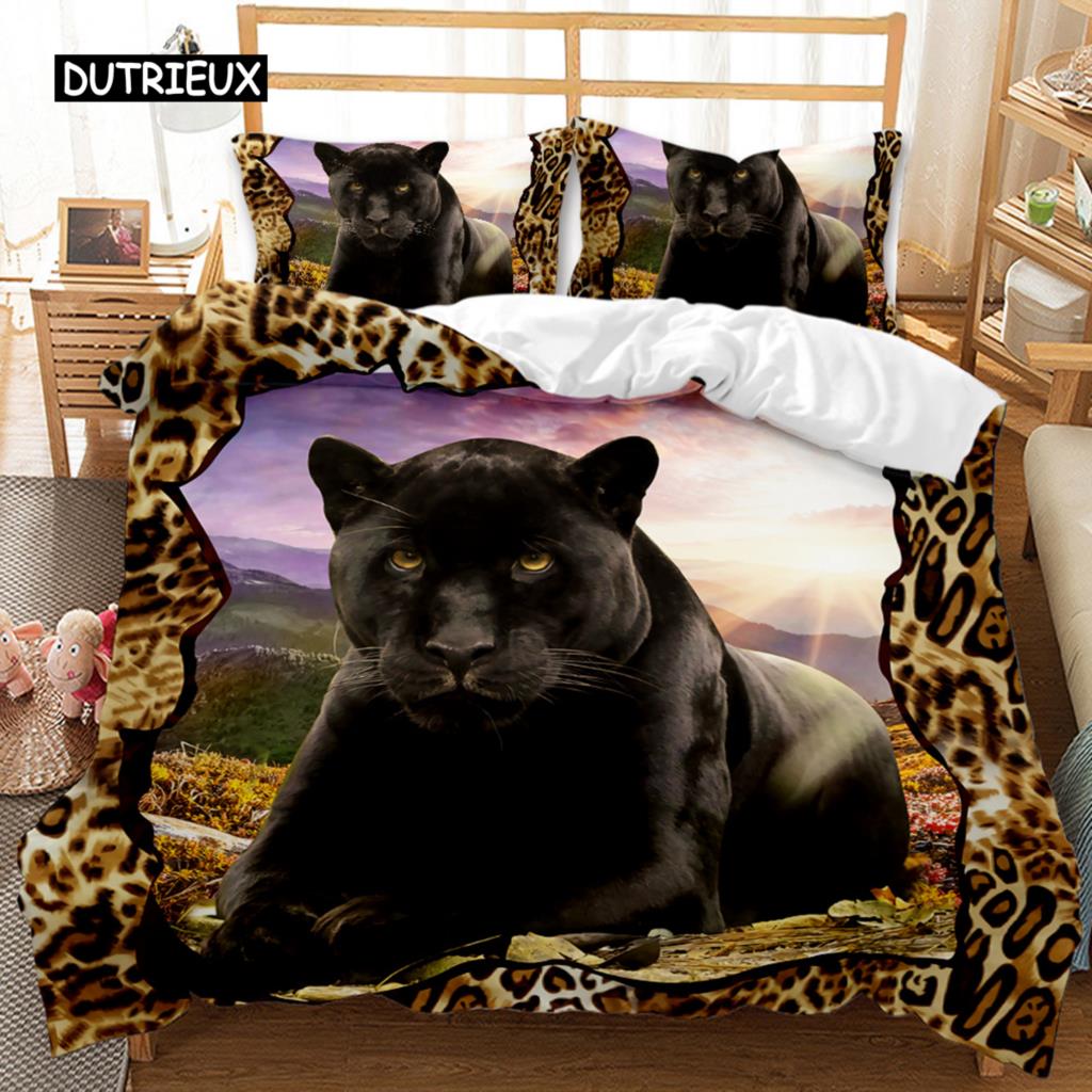 

Комплект постельного белья Ferocious Cat African Blue Ferocious Cat Wildlife Twin Комплект постельного белья Double Queen King Size Полиэстеровый чехол для одеяла EU single(135x200cm)