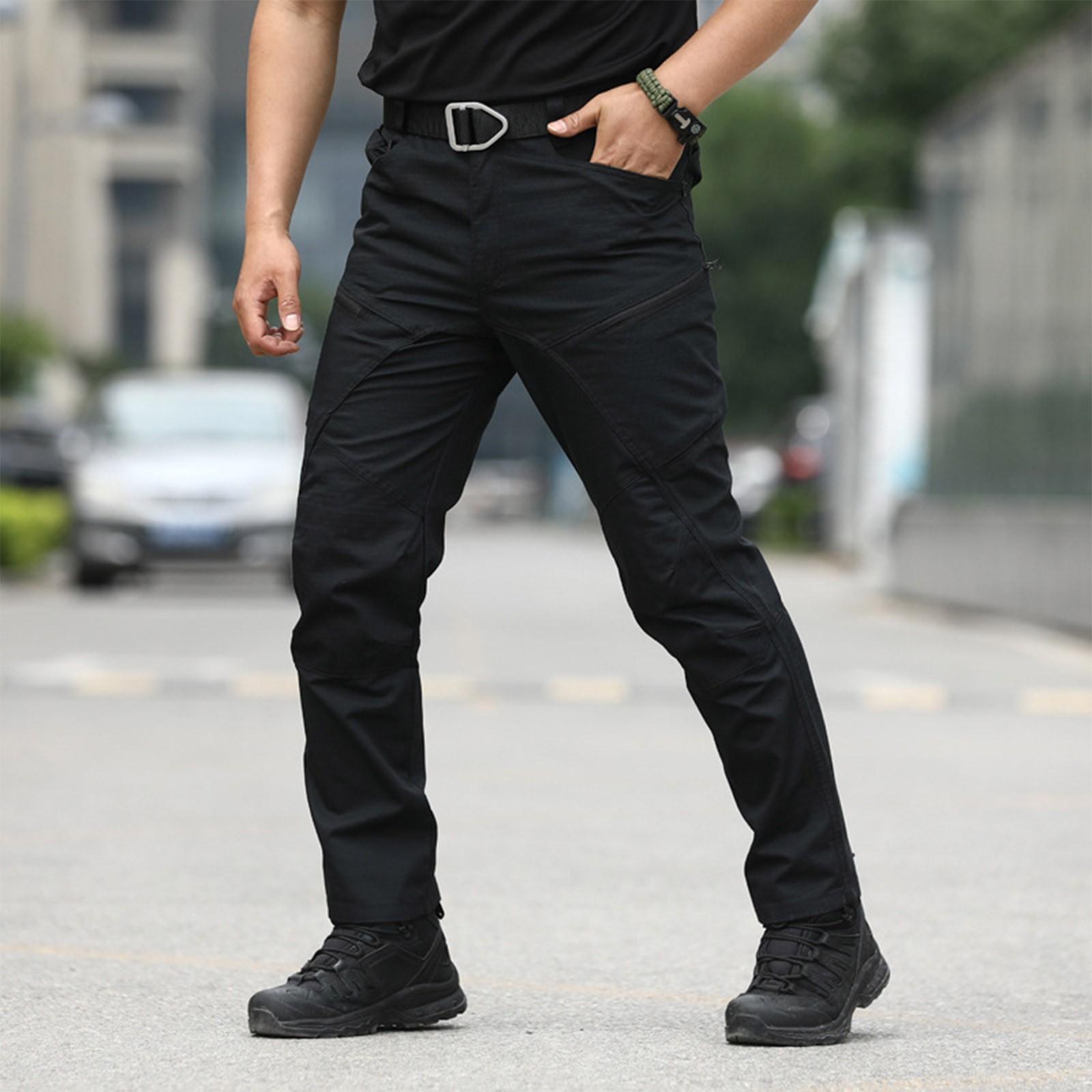 

Men s Pants, Military Enthusiast Pants, Outdoor Training Pants, And Winter Camouflage, Wear-resistant Hiking Pants S чорний